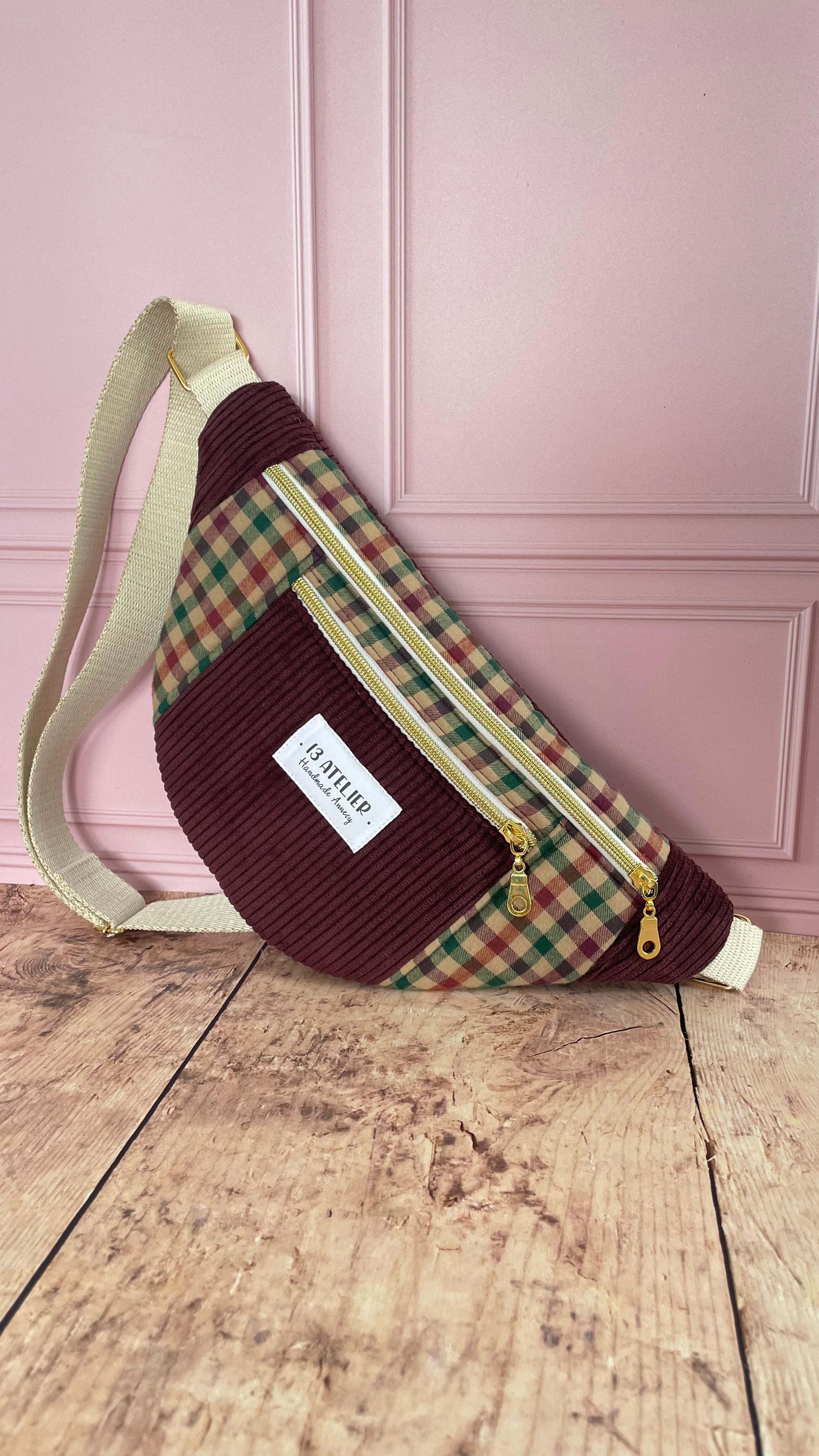 Sac bi matière prune