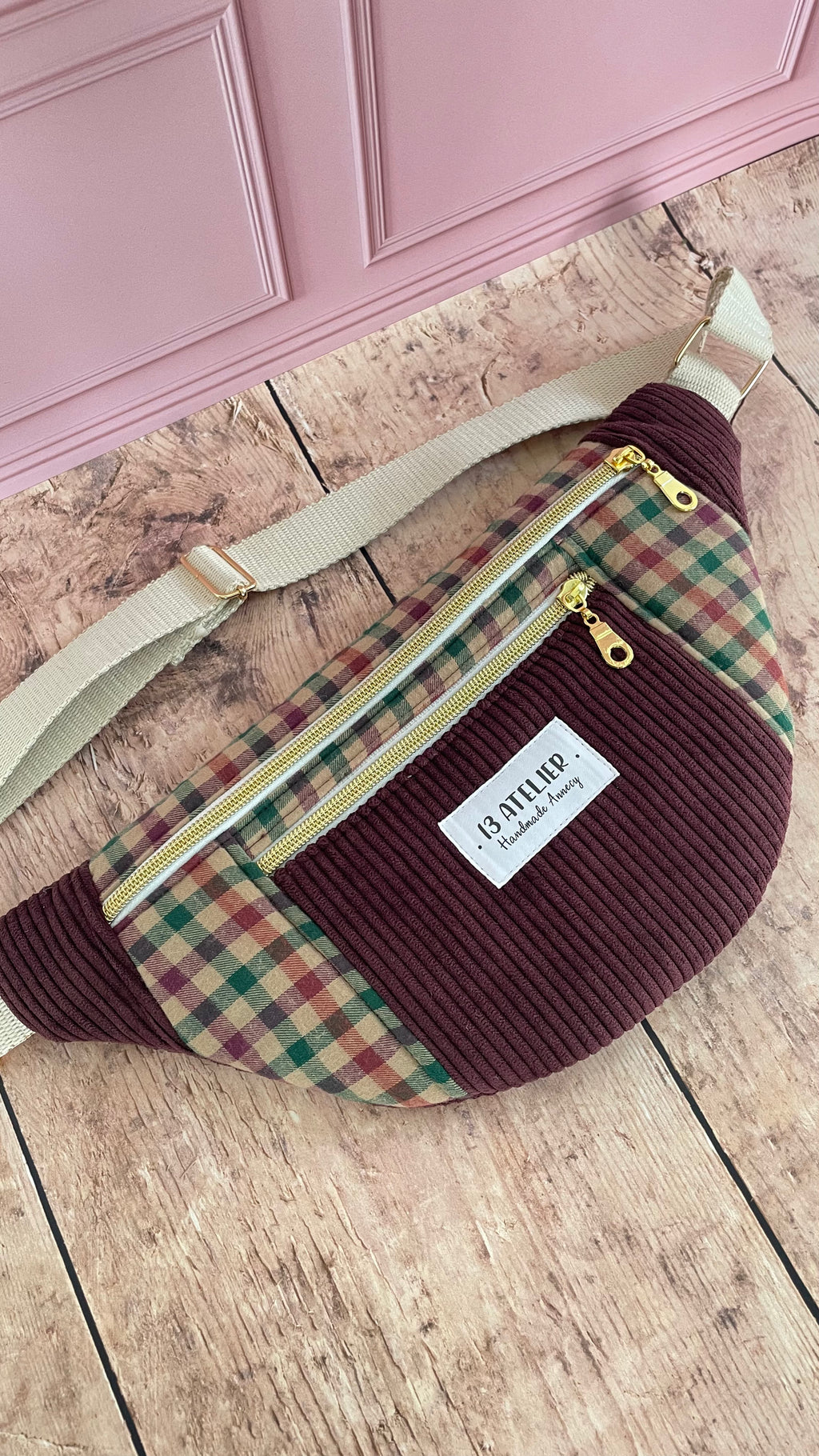 Sac bi matière prune