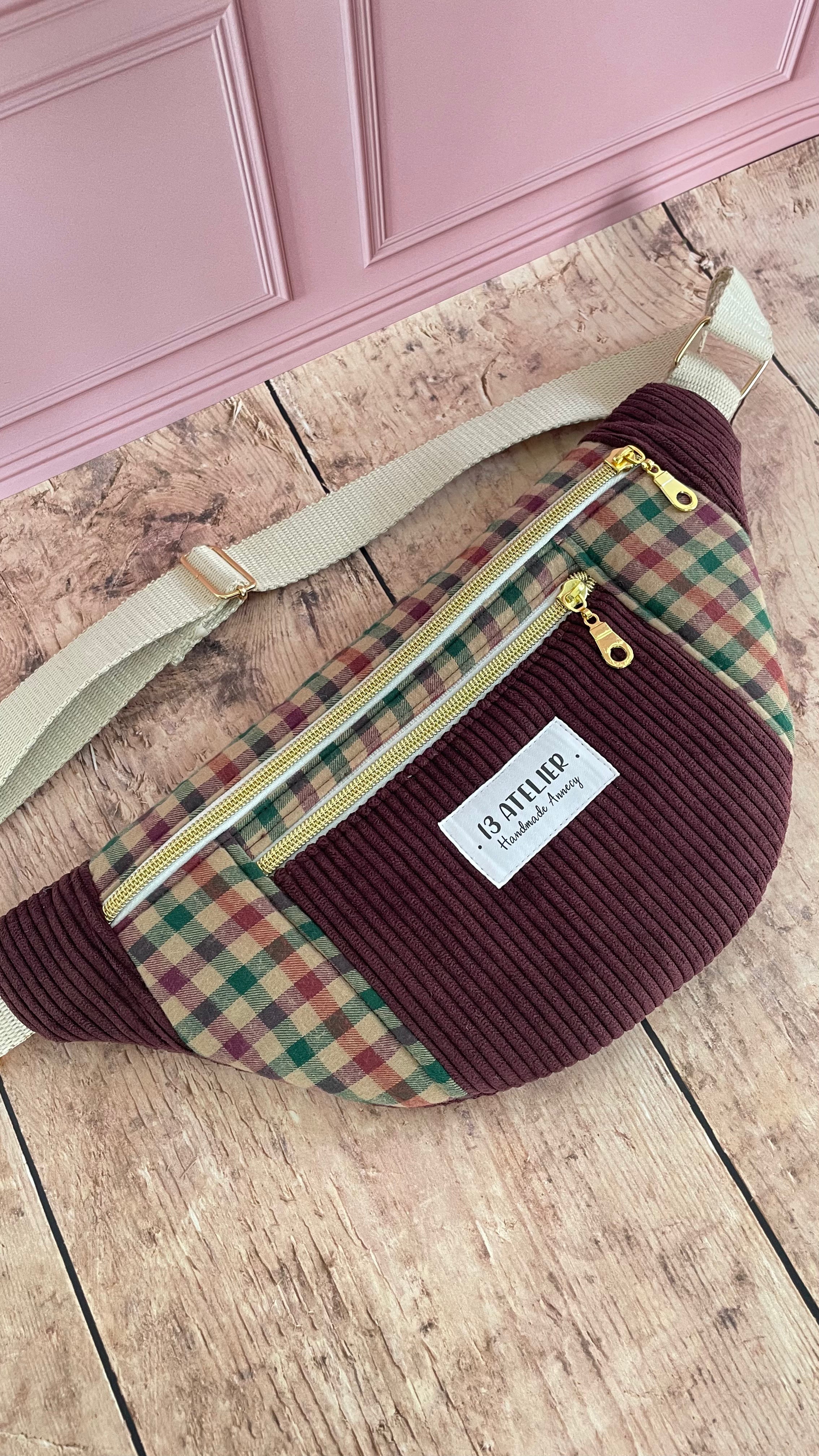 Sac bi matière prune