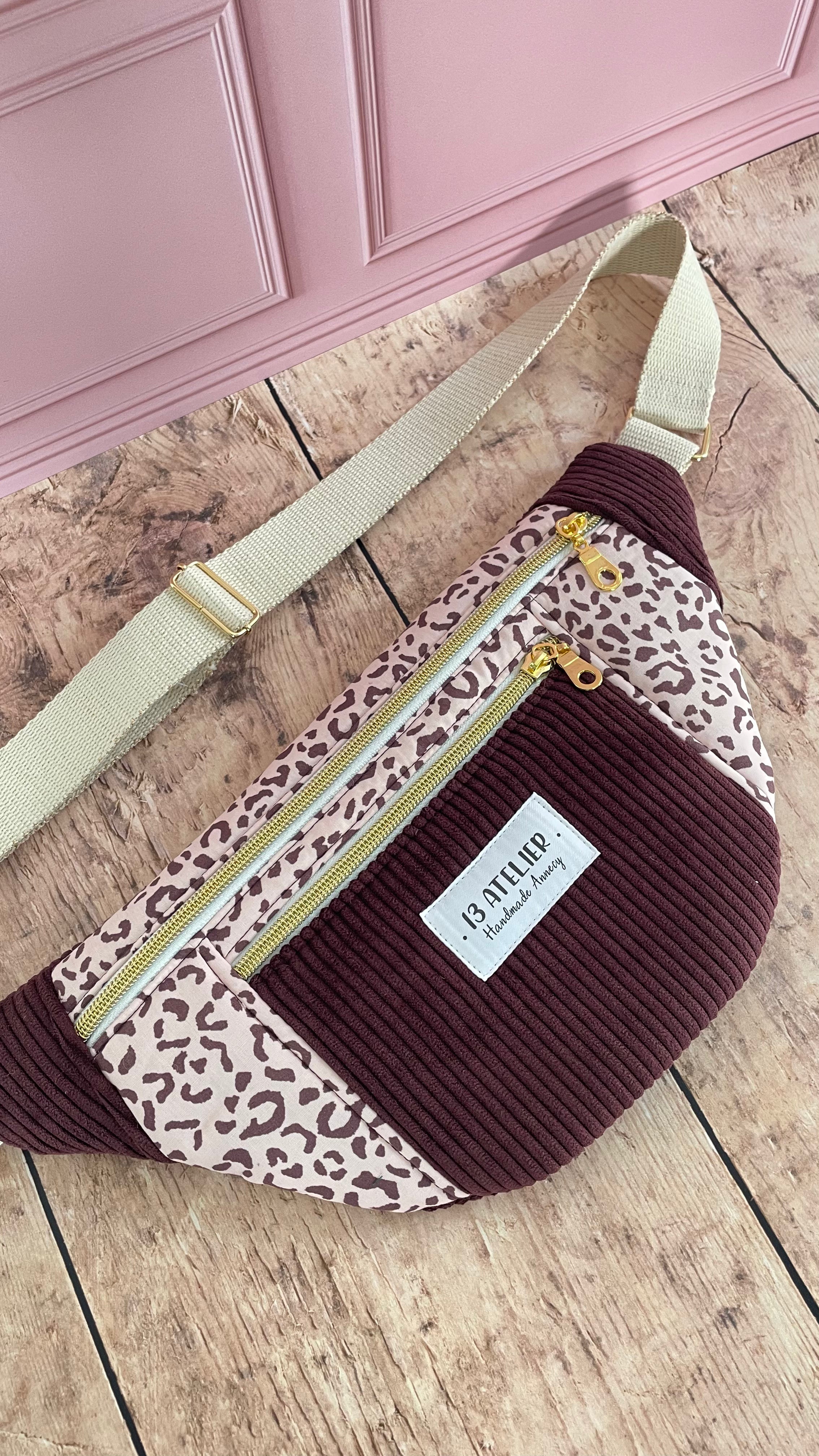 Sac bi matière léopard
