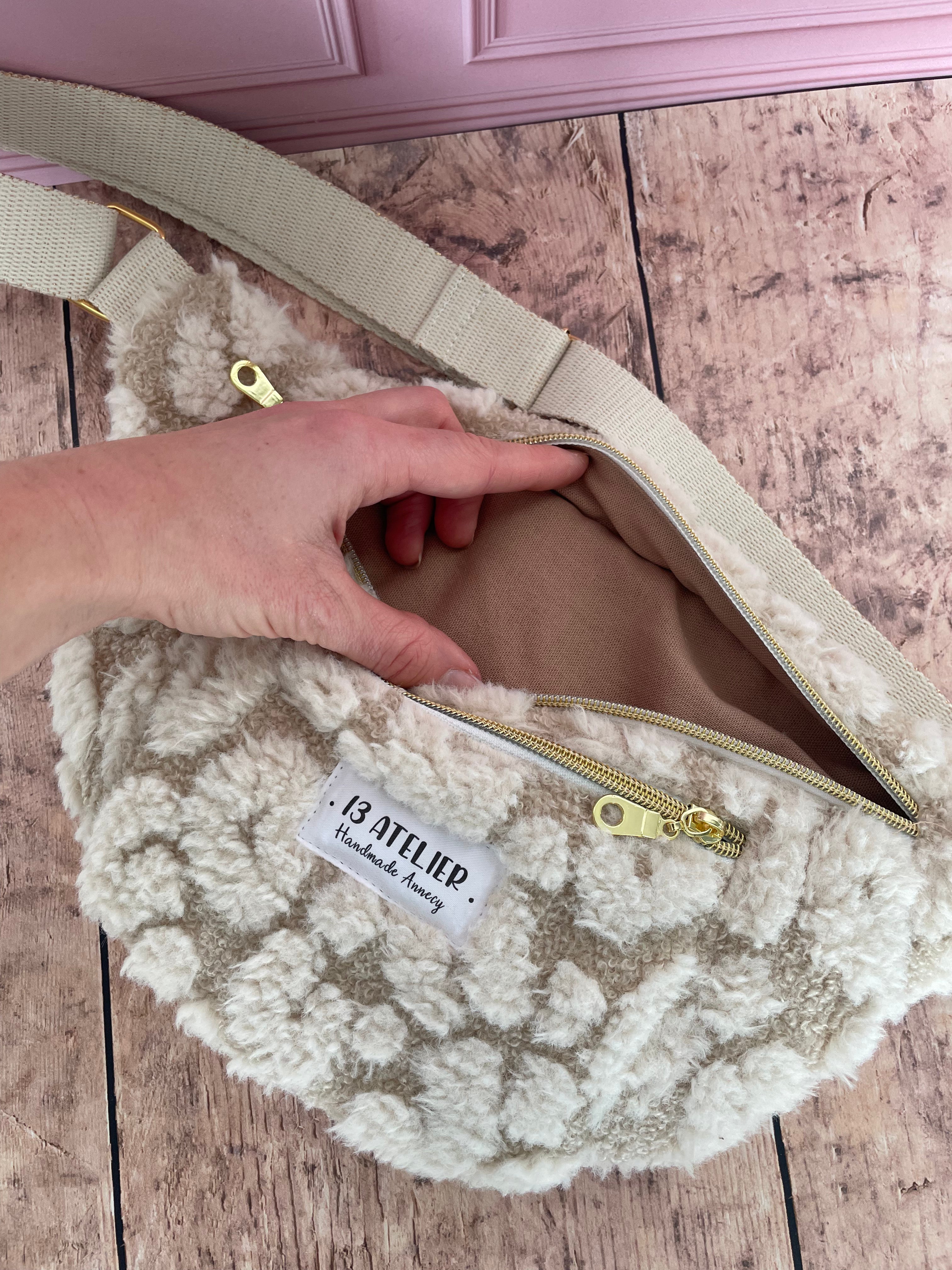 Sac banane doudou léopard