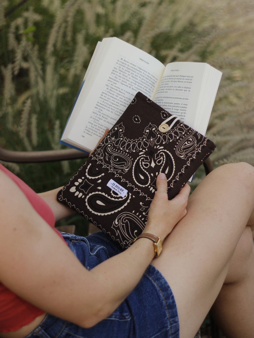 Pochette à livre bandana