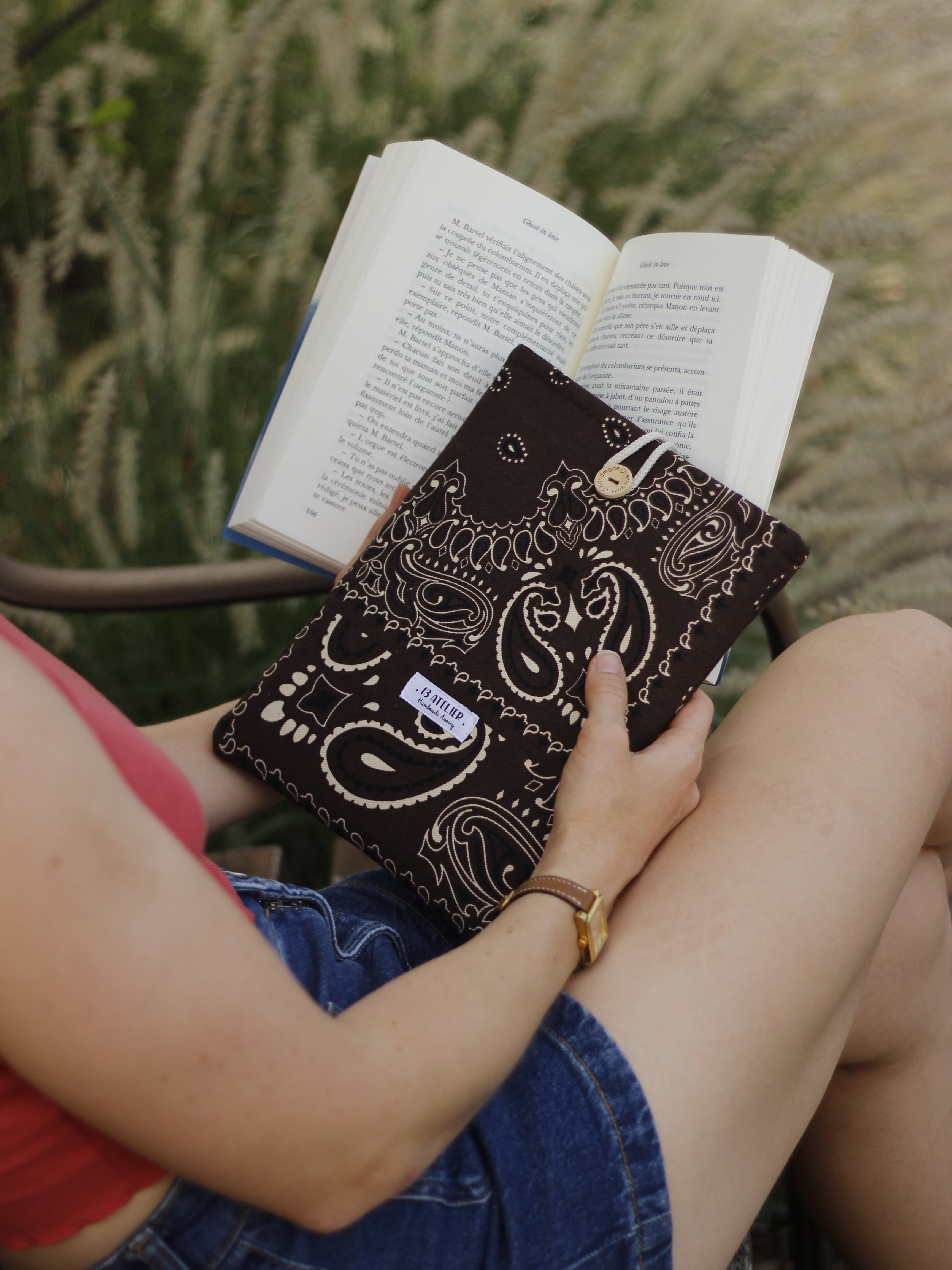 Pochette à livre bandana