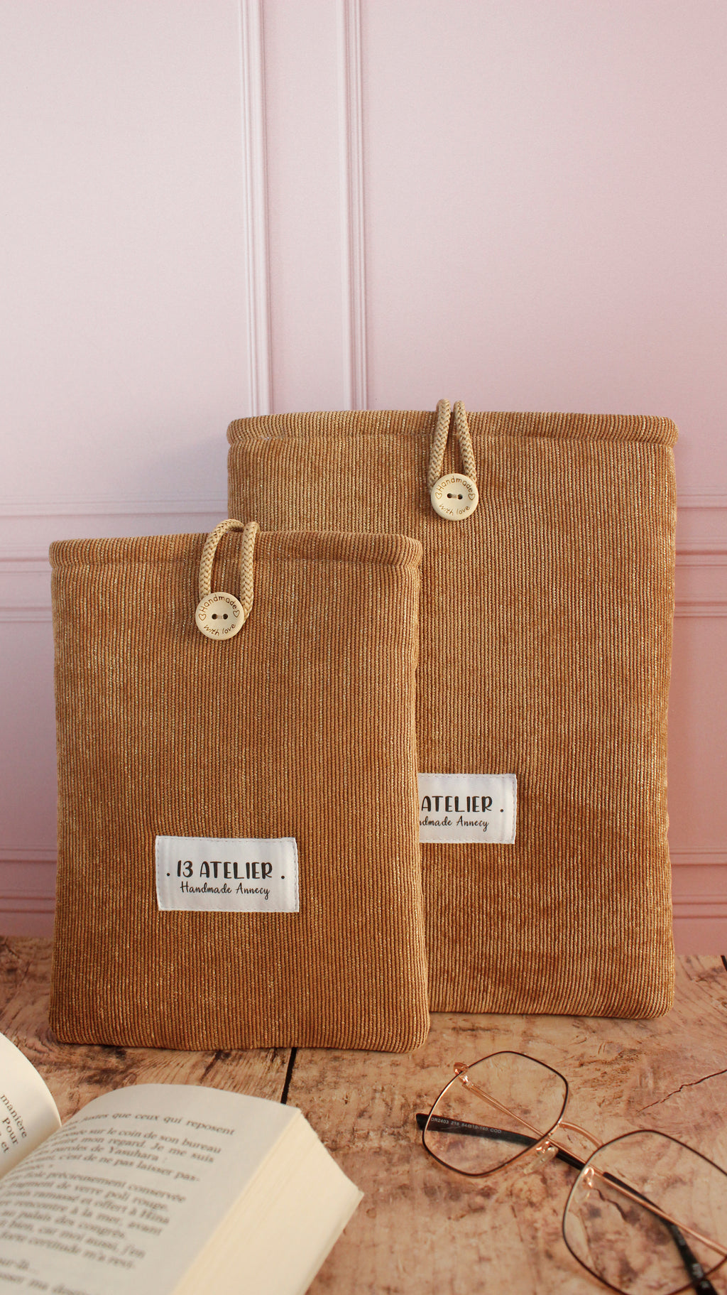 Pochette à livre lurex