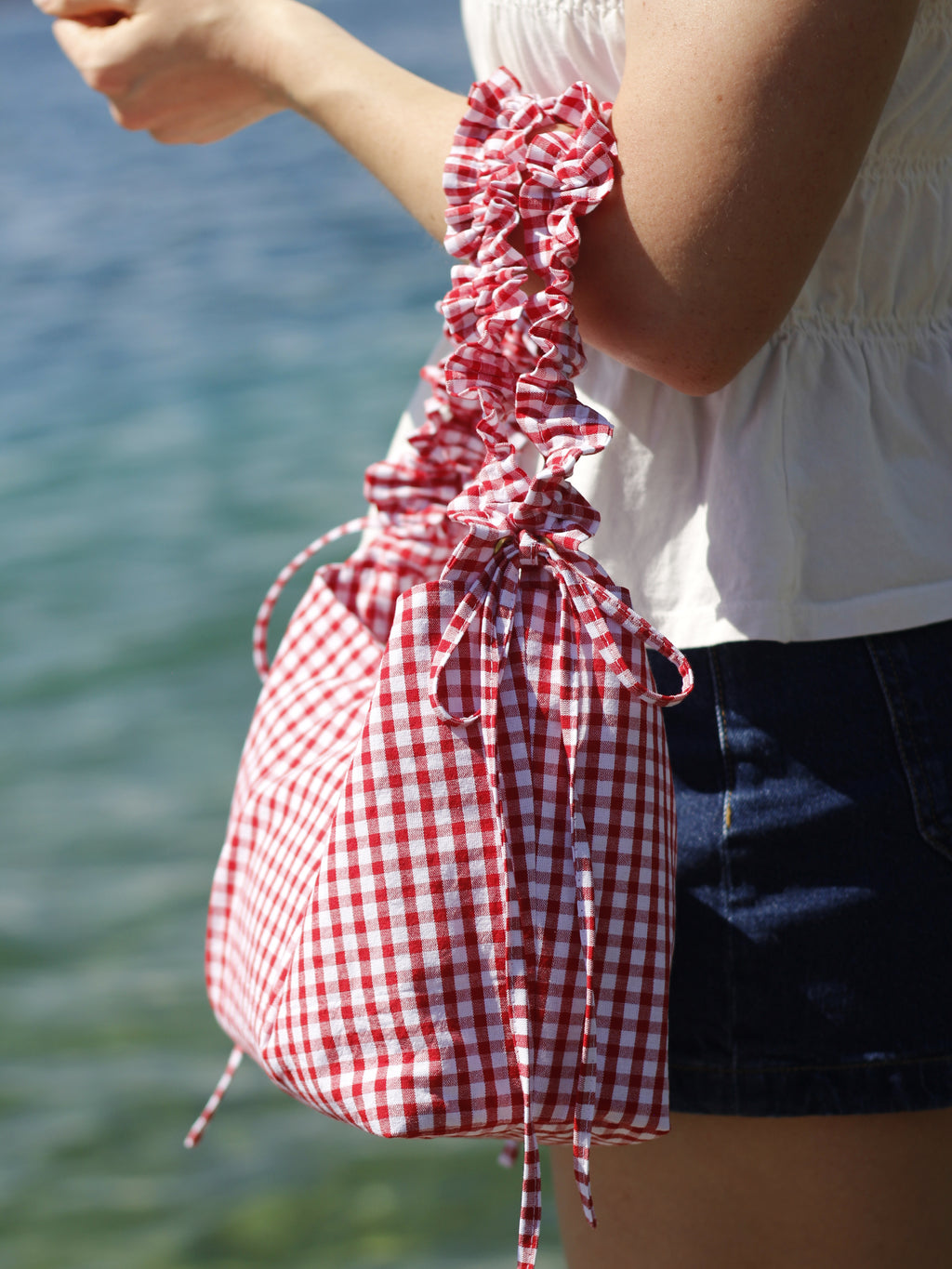 Mimi bag vichy rouge
