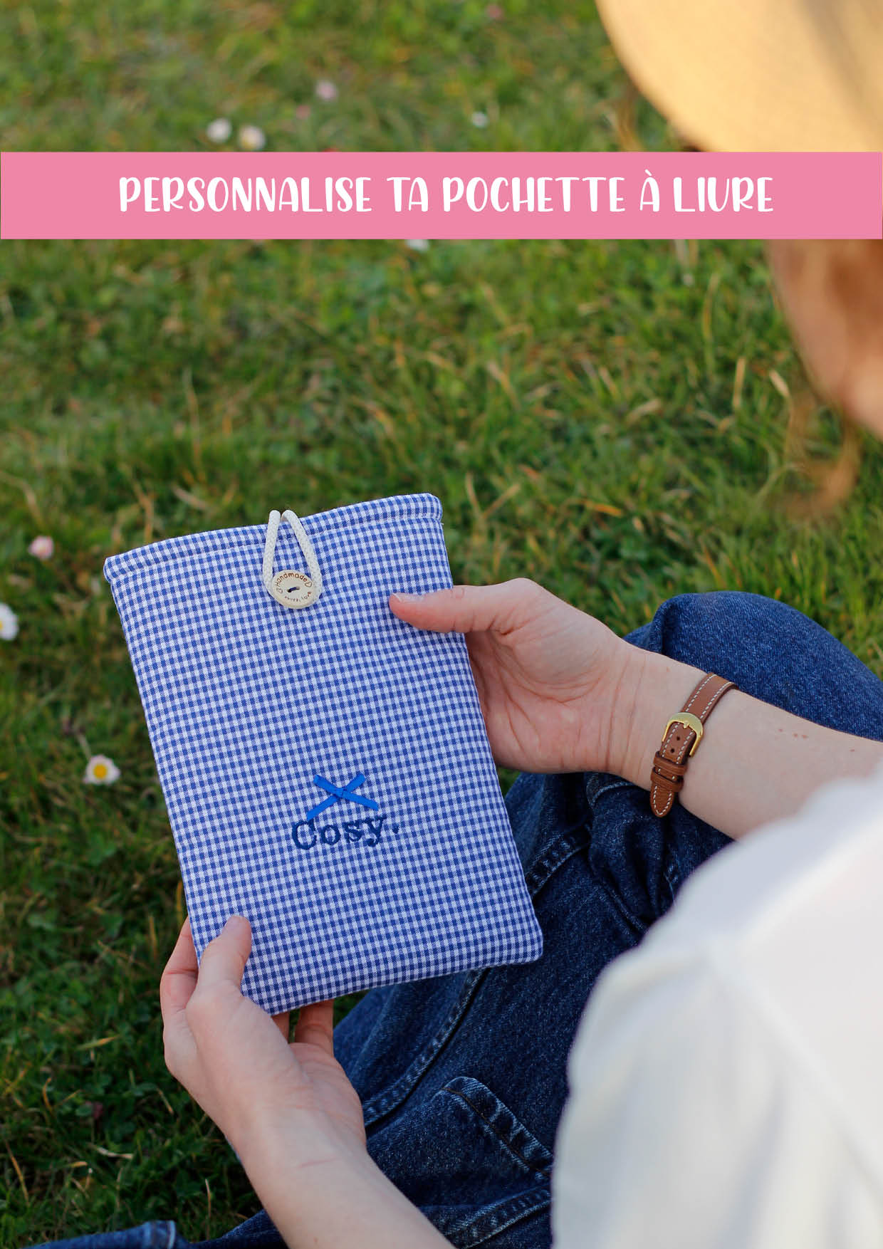 Personnalise ta pochette à livre