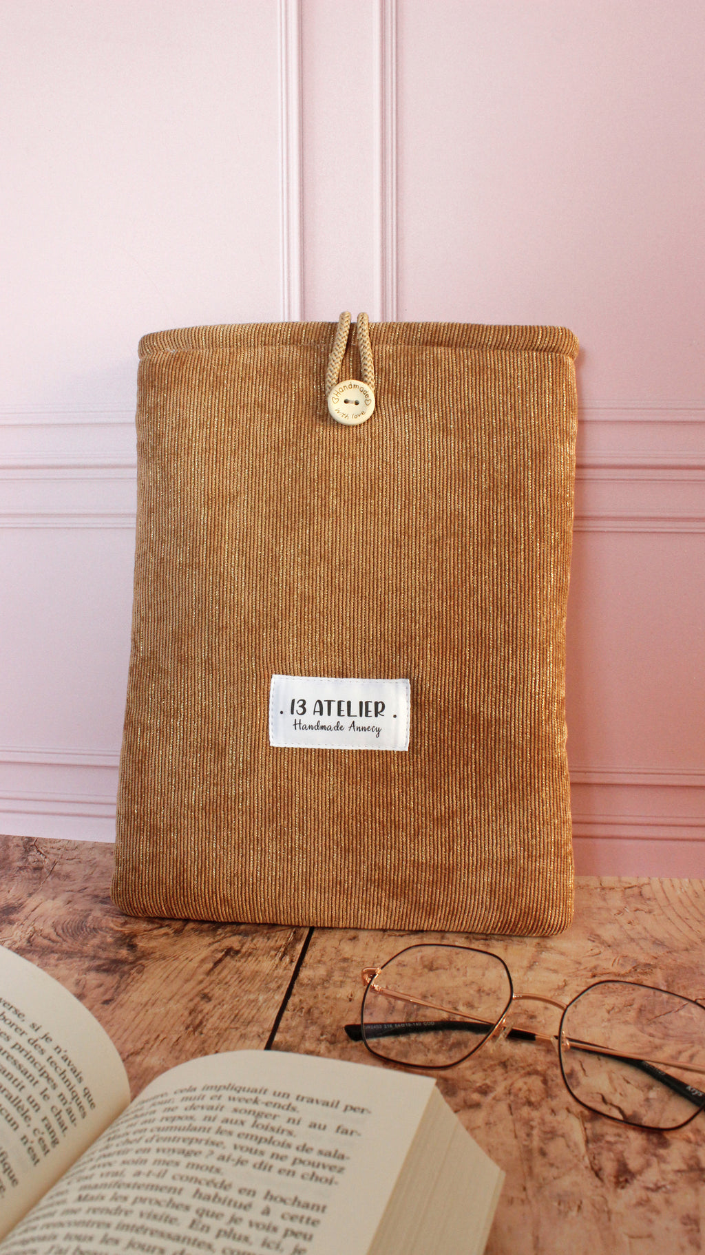 Pochette à livre lurex