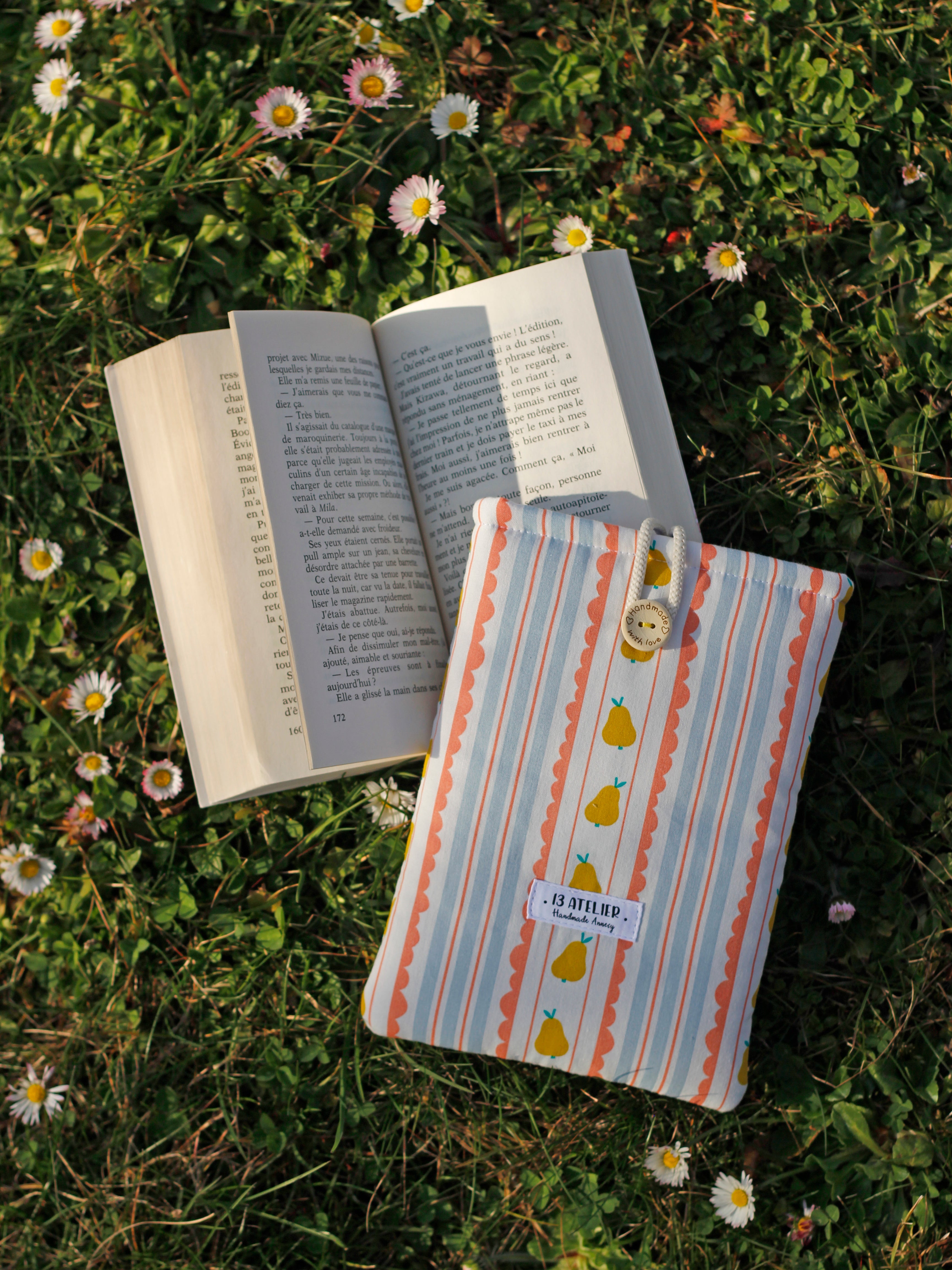 Pochette à livre poire